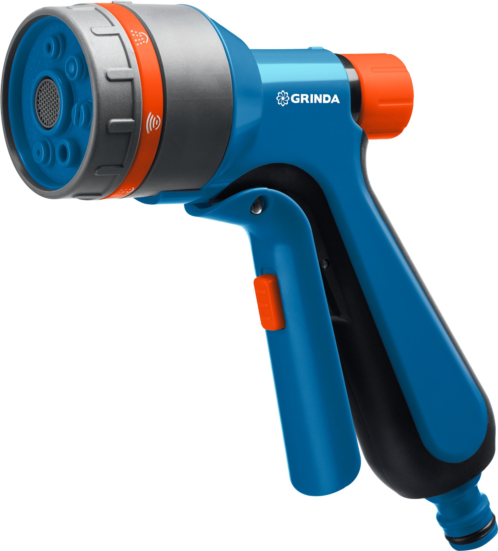 Grinda Proline,пистолет поливочный 2-х компонентный  с регулят напора,7 реж