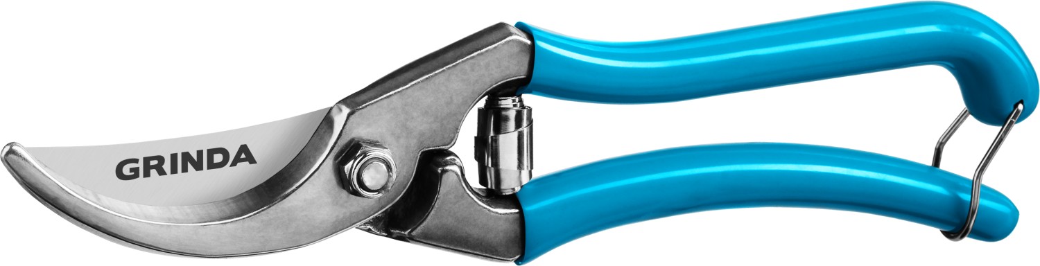 Цельнокованный плоскостной секатор, GRINDA PROLINE P-10 210 мм