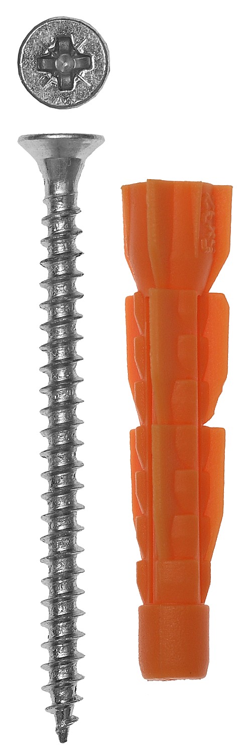 Дюбель универсальный с шурупом Зубр 8х52мм 6шт