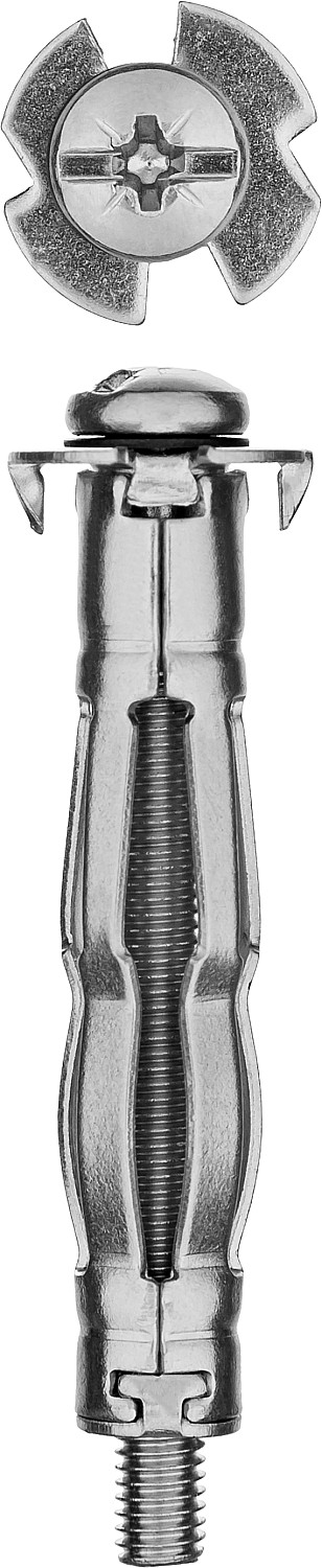 Анкер для пустотелых конструкций, ЗУБР МОЛЛИ М5 x 37 x 11 мм,