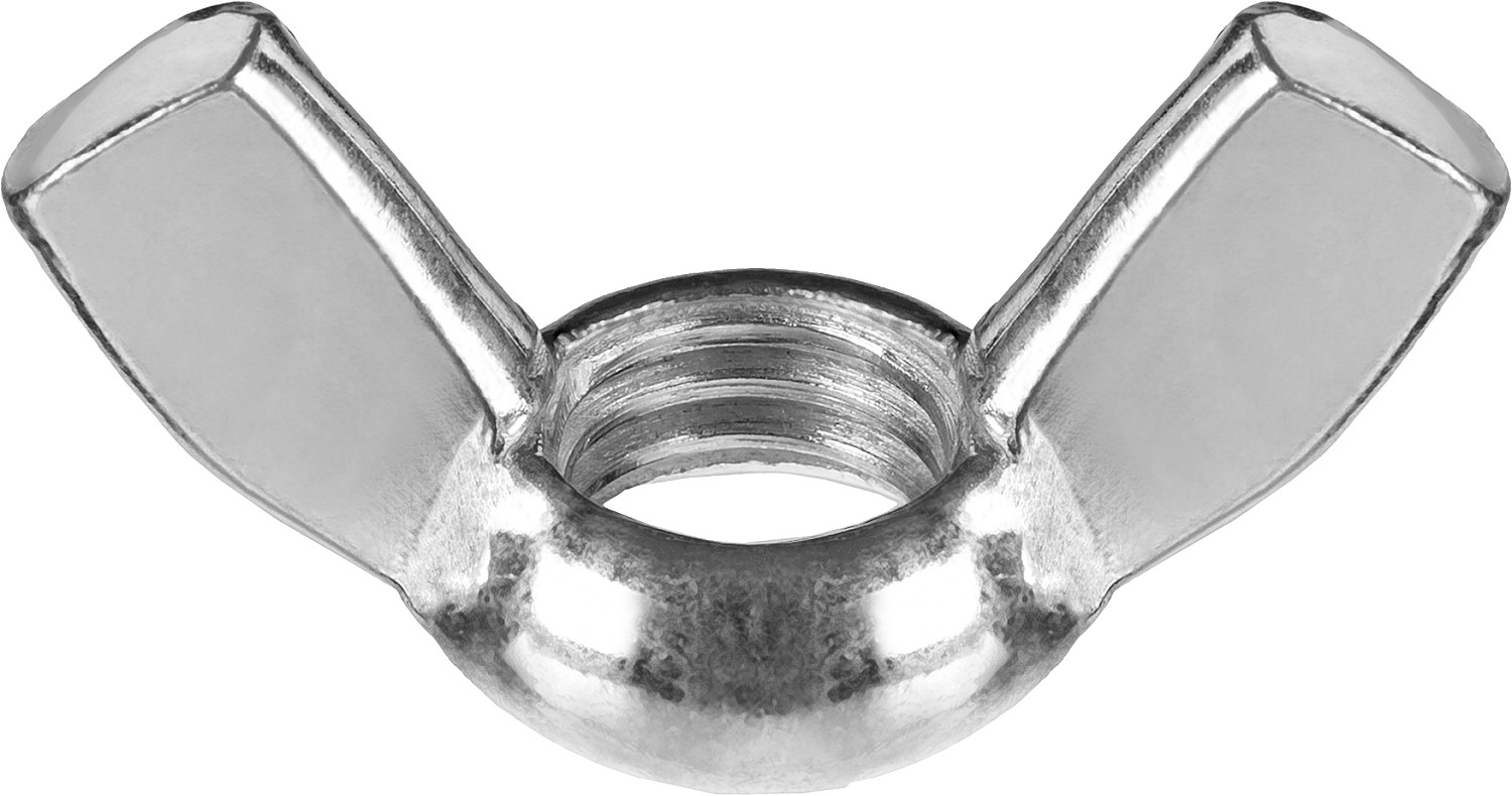 Гайка М10 DIN315 барашковая оцинкованная ЗУБР