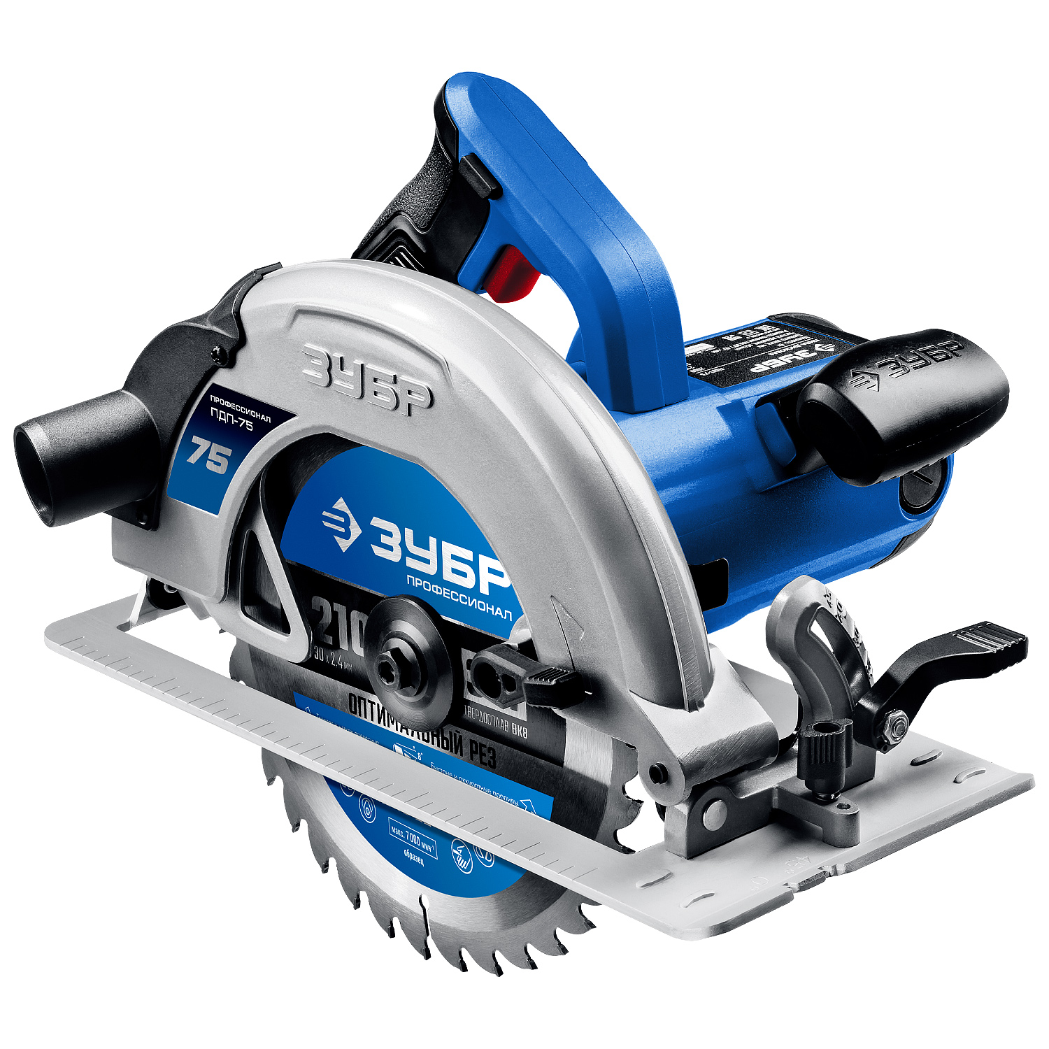 Пила дисковая ЗУБР диск 210мм 2000Вт ПДП-75