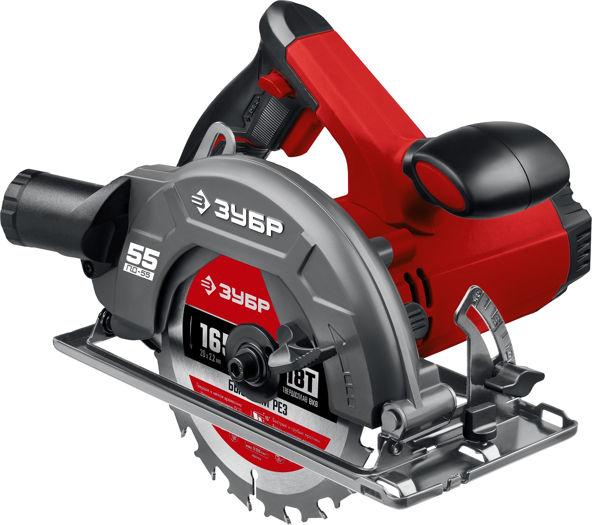 Циркулярная пила (дисковая) d 165 мм, 1300 Вт Зубр