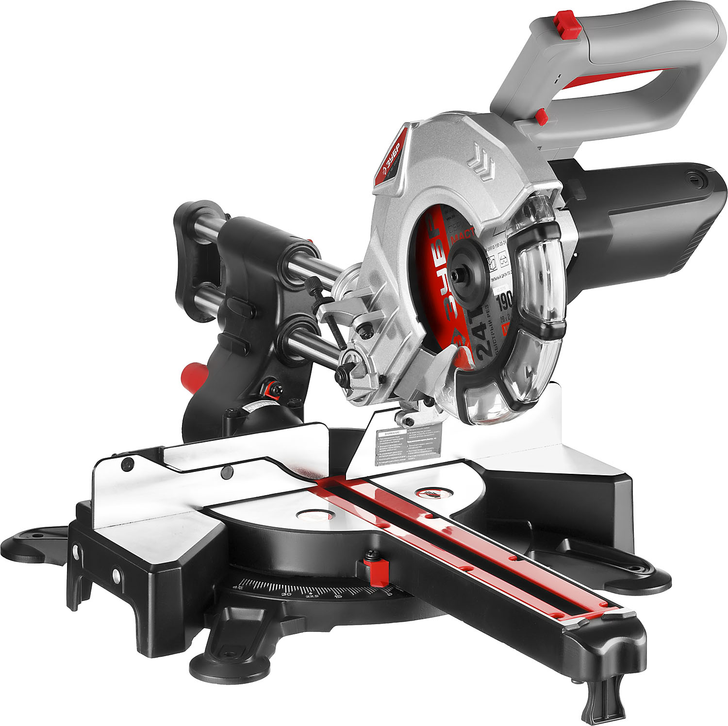 ЗУБР ЗПТ-190-1100Л пила торцовочная, d 190*20мм, 900Вт