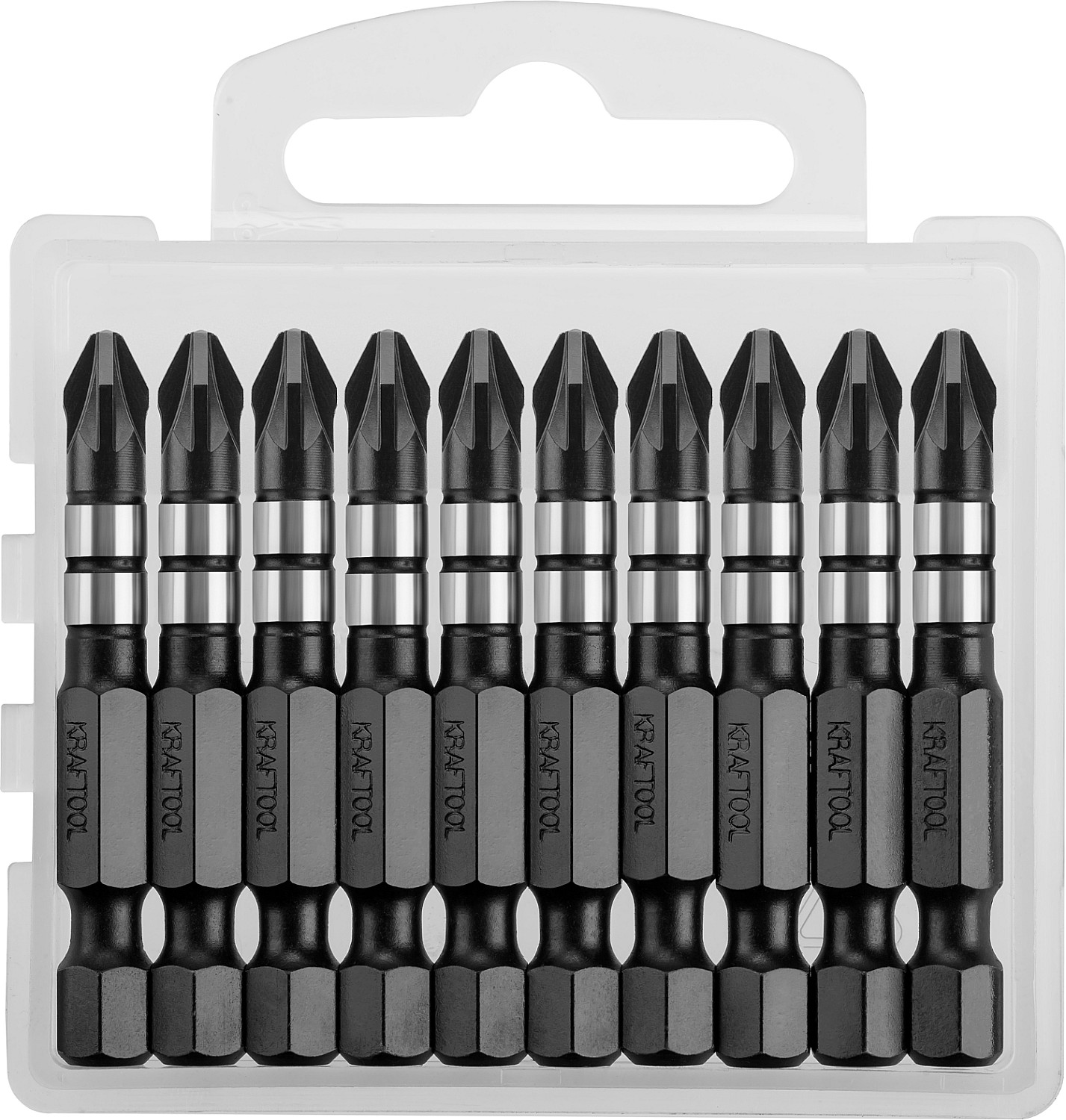 Ударные биты КRАFТООL PZ 2, 50 мм , 10шт Impact pro