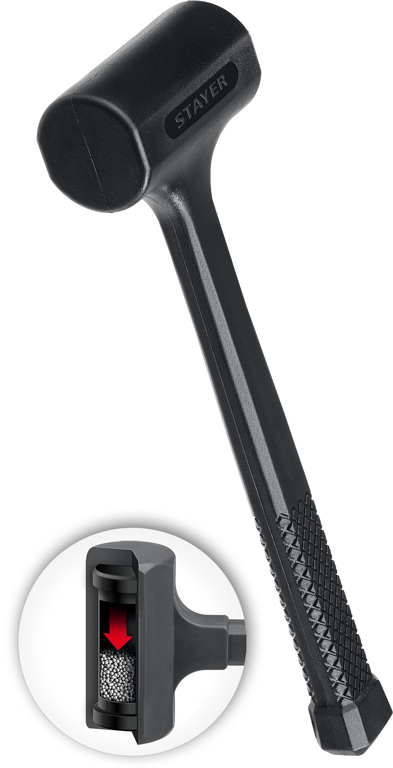 Молоток слесарный безынерционный 50мм,900гр Stayer