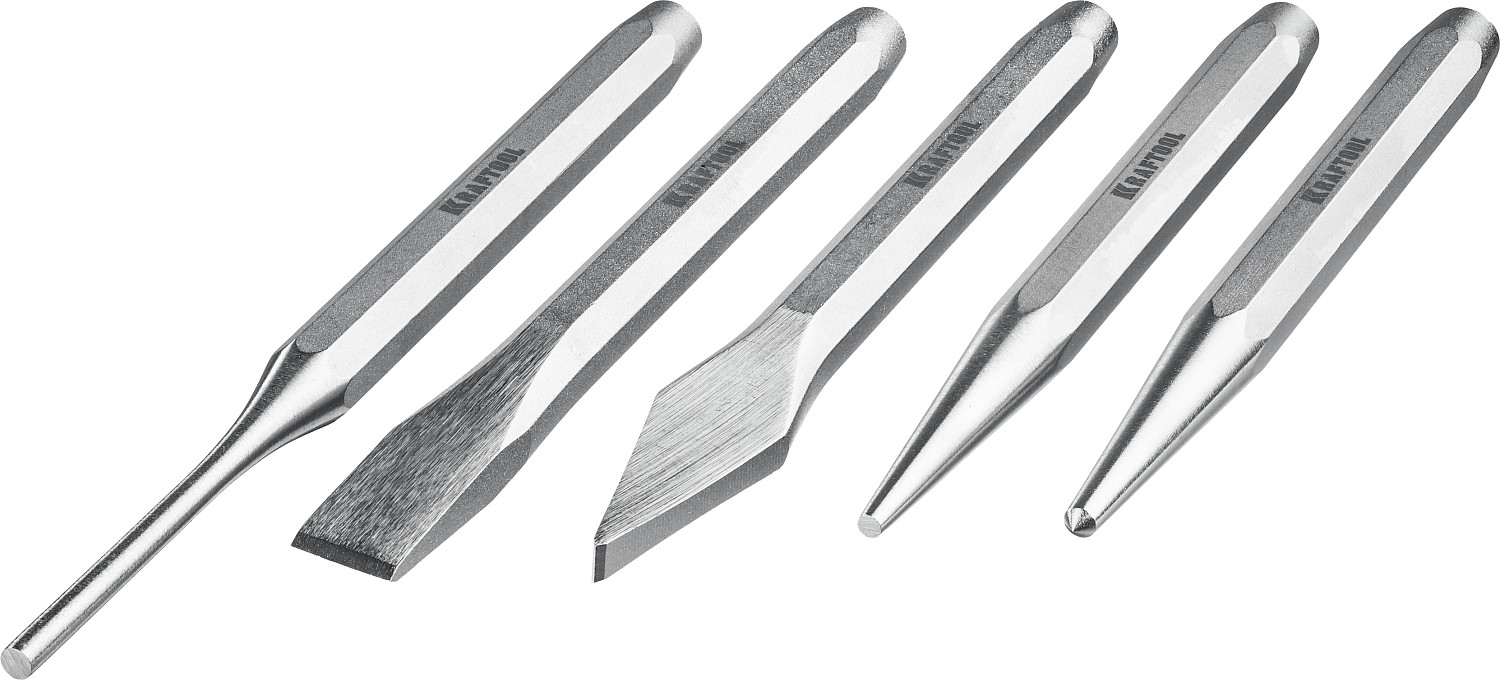 Набор зубил и кернеров KRAFTOOL GRAND 5