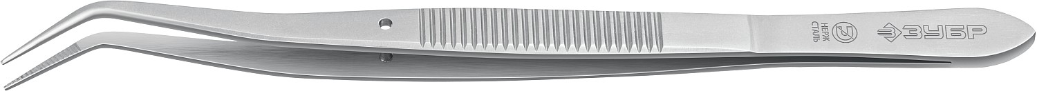 Антимагнитный пинцет 160мм изогнутый Зубр