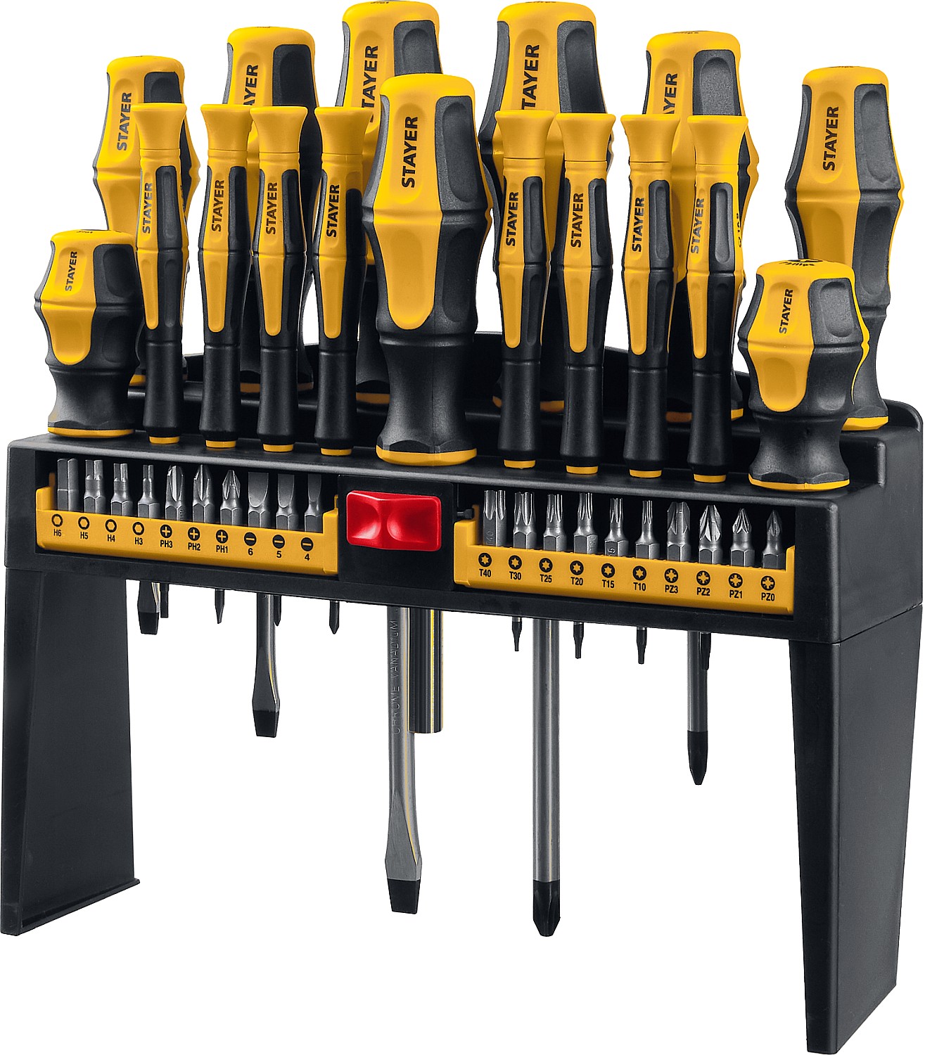 STAYER Hercules-Pro-37 37 предм., Набор отверток с насадками (25312-H37)