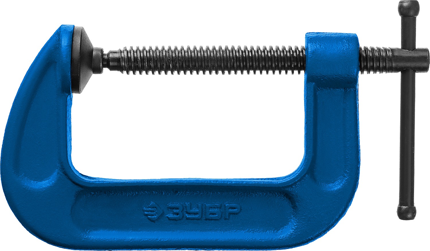 ЗУБР ПСС-80,75 мм,чугунная струбцина G-образная