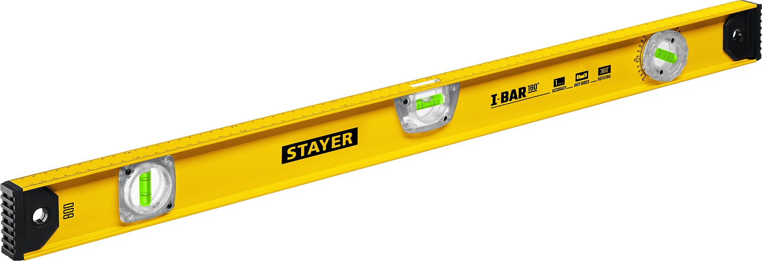 Уровень строительный 800мм STAYER I-BAR180*