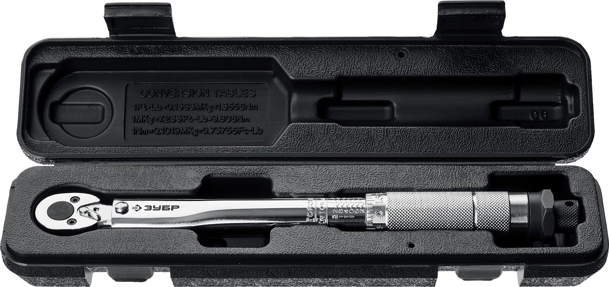 Ключ динамометрический 1/4" 2-24 Н м Зубр