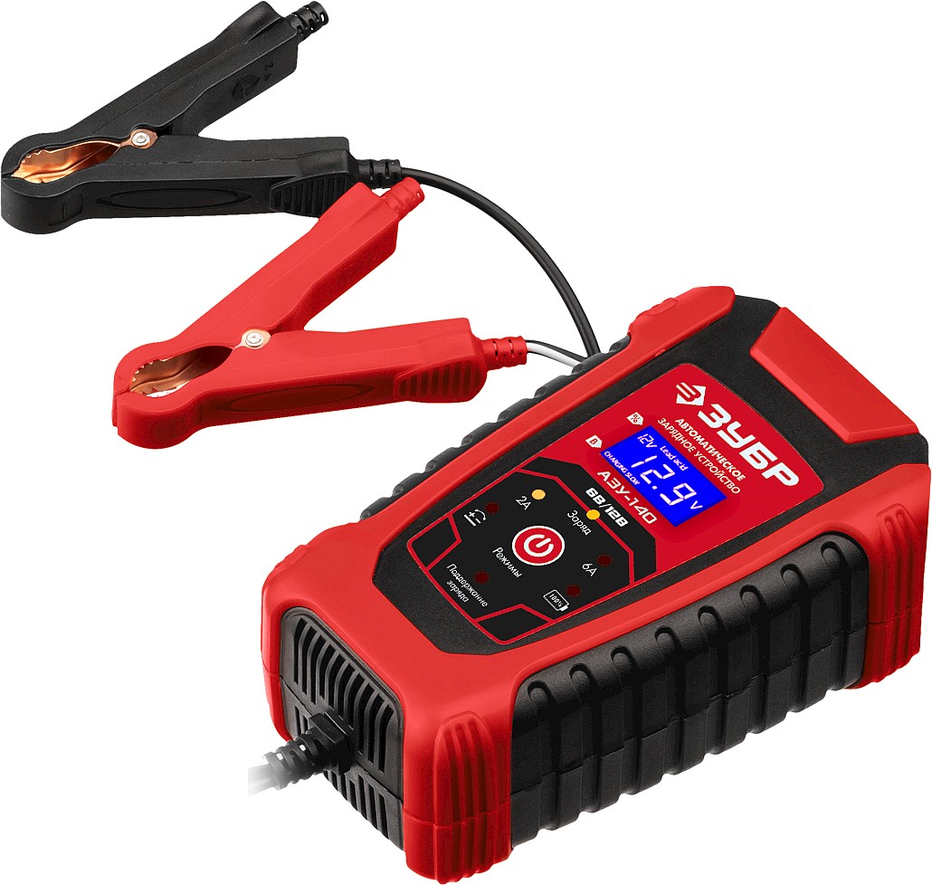 Атоматическое зарядное устройство АЗУ-140 6/12В,6А ЗУБР