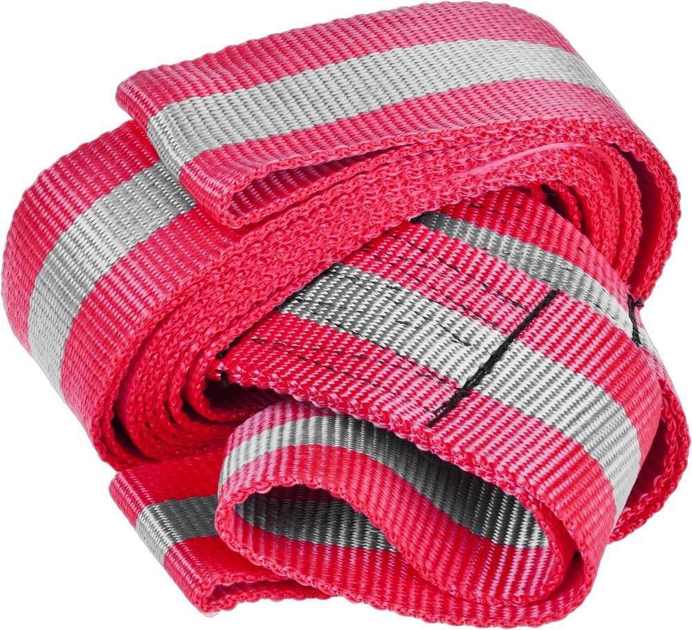 Трос буксировочный ЗУБР 2 петли 7 тонн, 4м