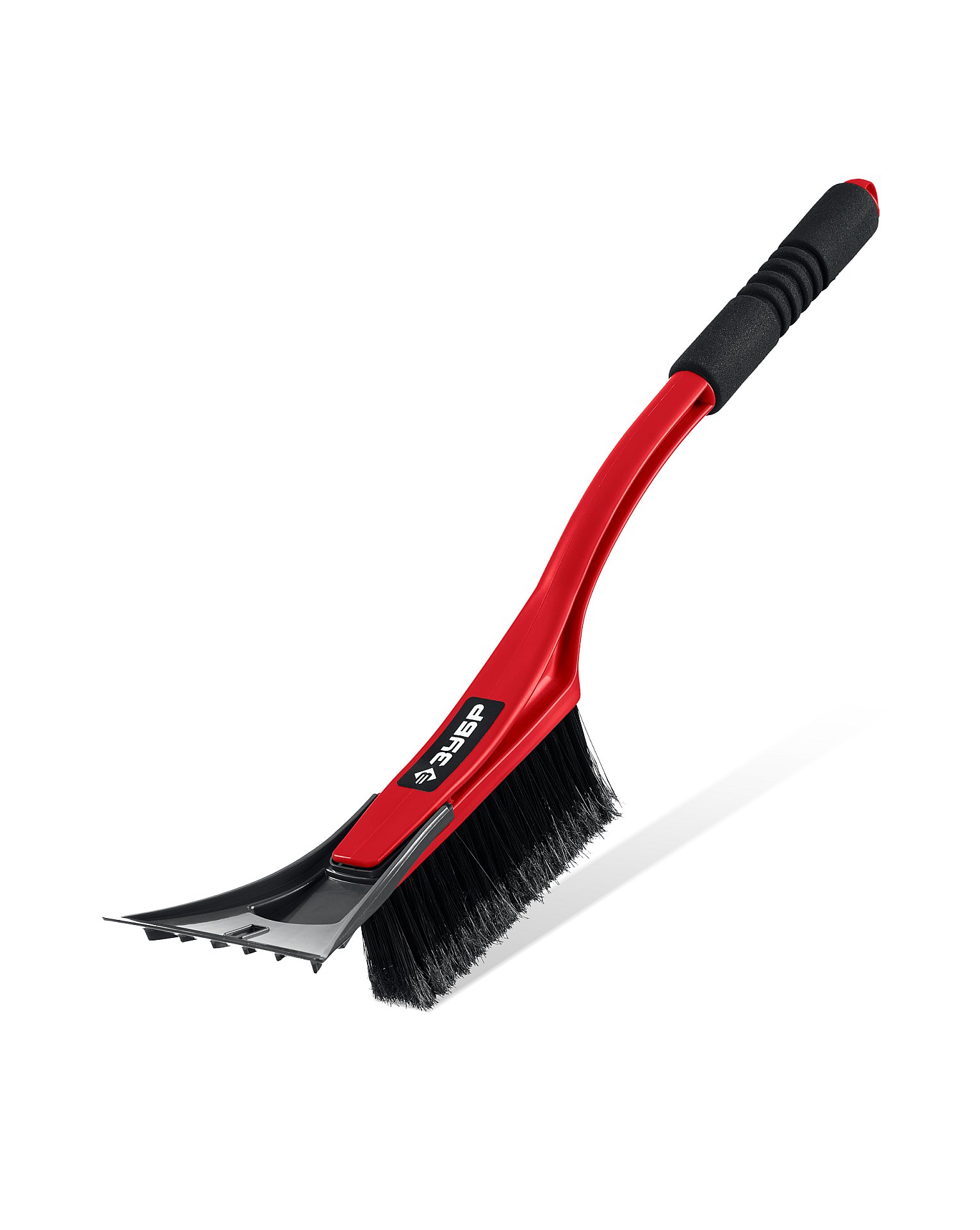 ЗУБР 540 мм, со скребком, автомобильная щетка-сметка