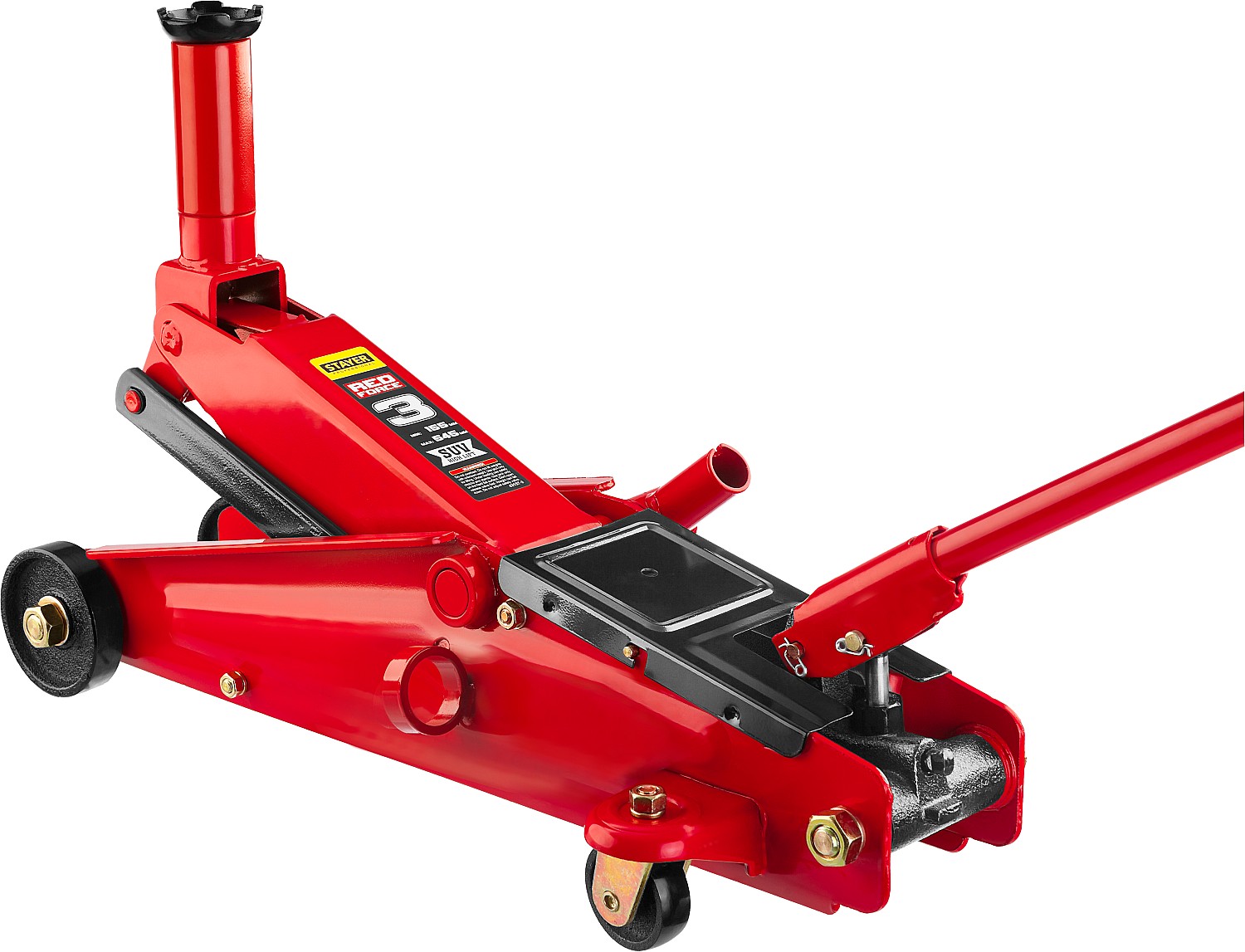 Подкатной домкрат с выс.подъёмом. R-55, 3Т, 155-545мм STAYER