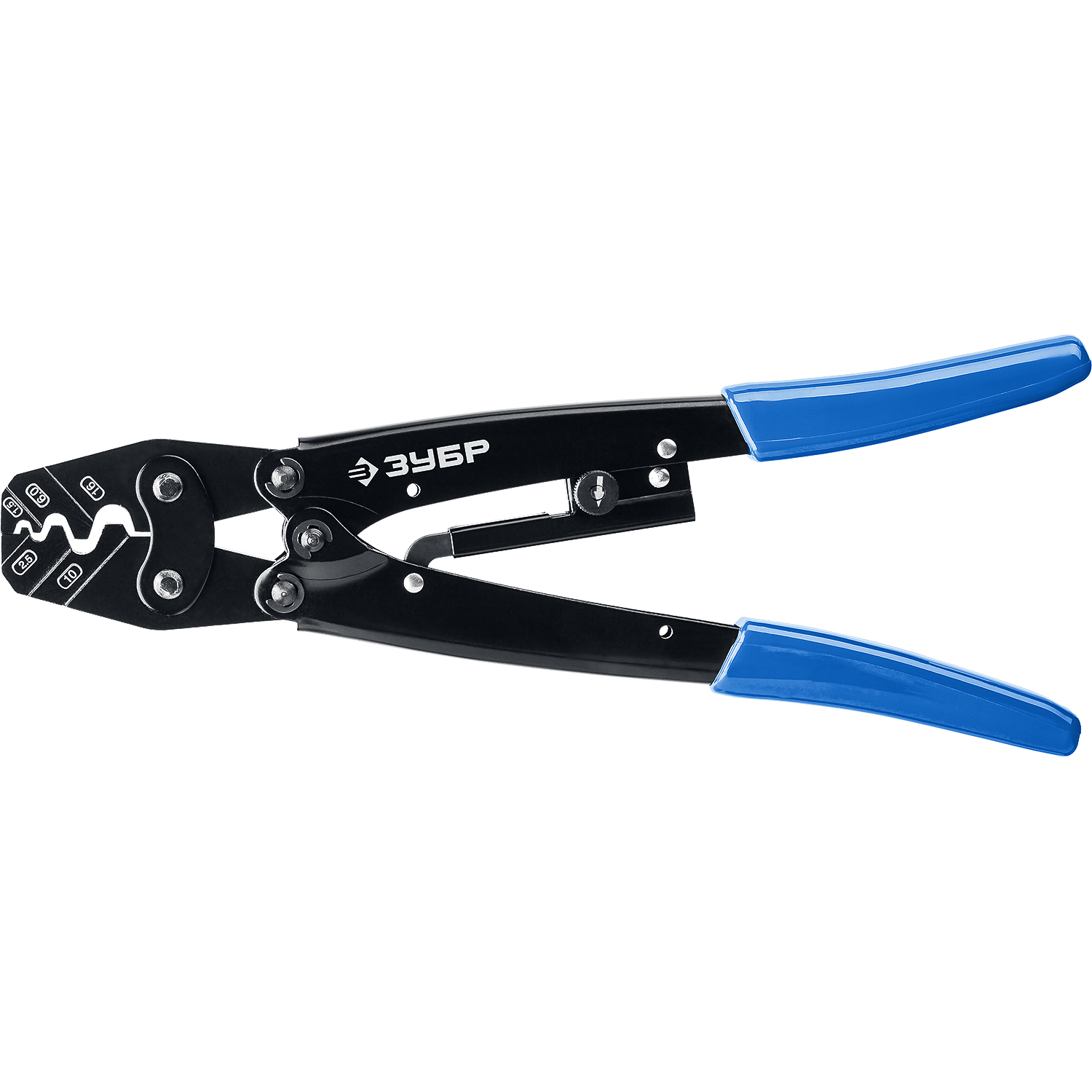 ЗУБР ПКУ-16 1,5-16мм², Пресс-клещи усиленные для медных наконечников и гильз, Профессионал