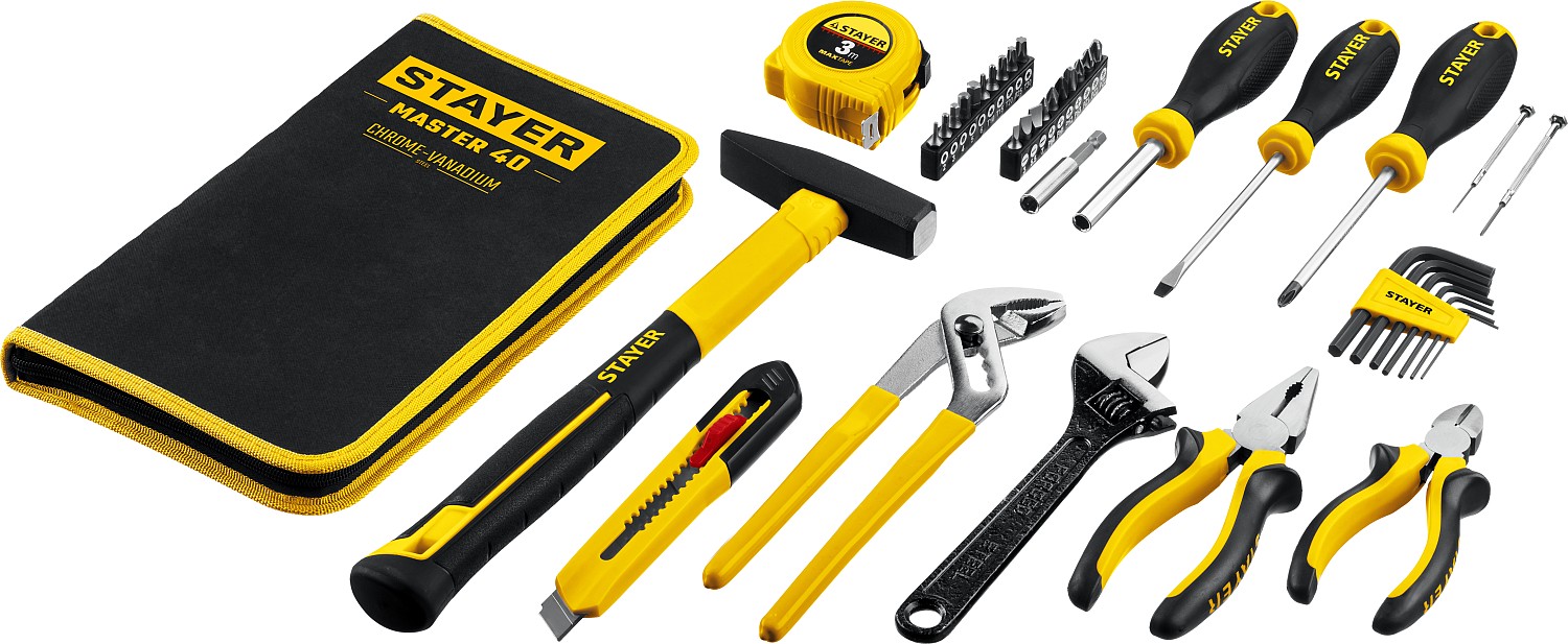 Универсальный набор инструмента д/дома Master-40