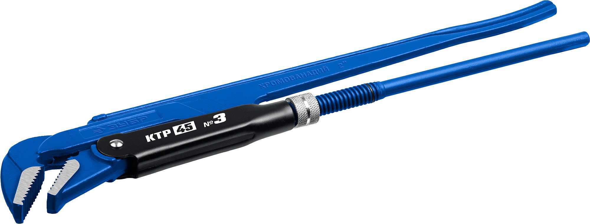 Ключ трубный рычажный КТР-45, №3, 2", 560мм  Зубр