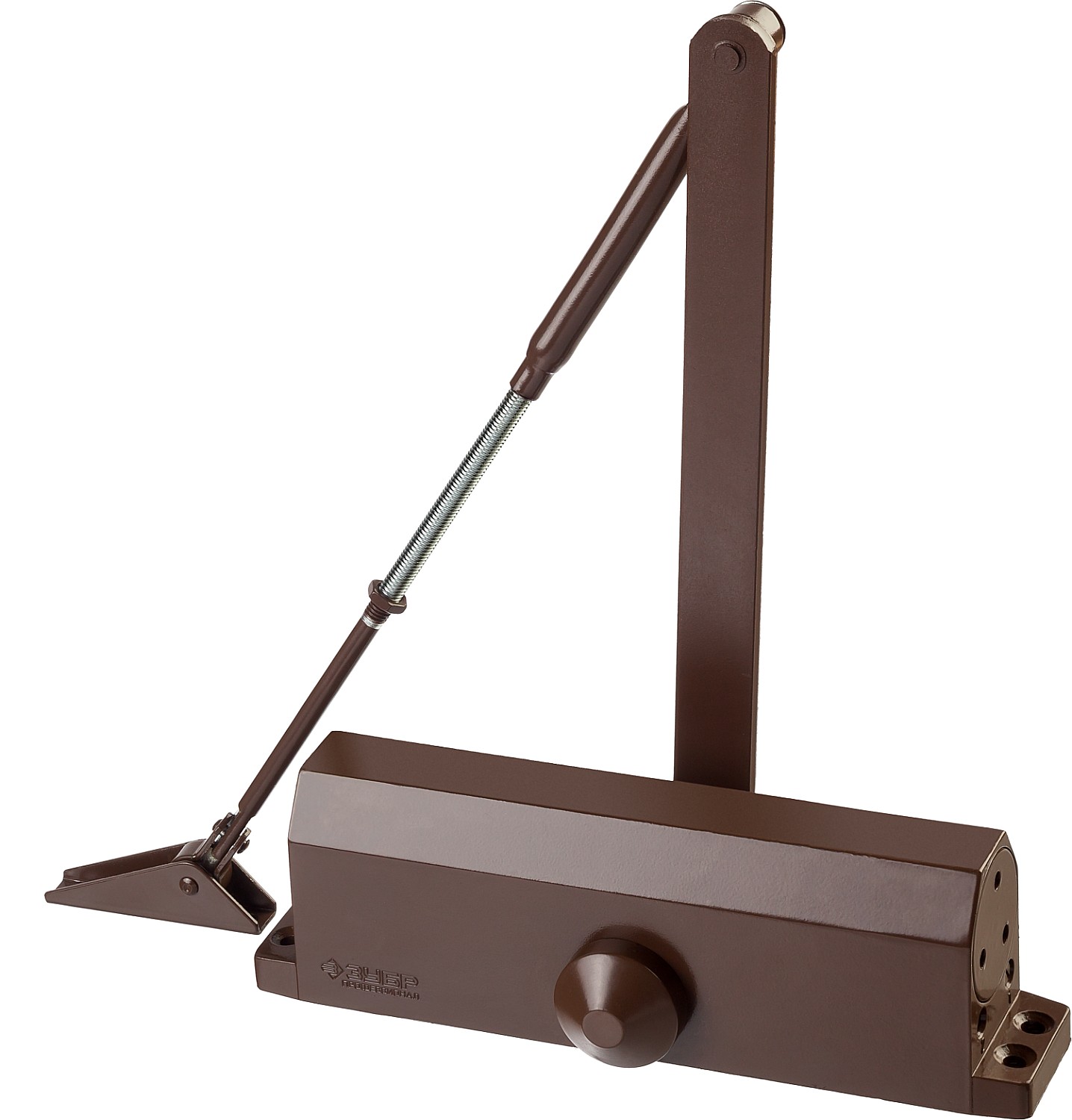 Зубр до 100кг,цвет коричневый,дверной доводчик 37912-100