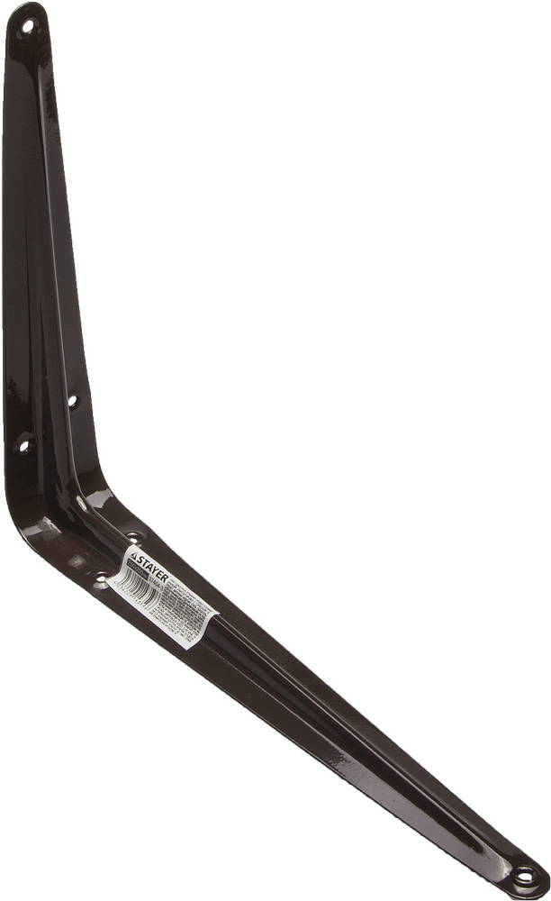 Уголок-кронштейн 250*200мм коричневый  STAYER MASTER