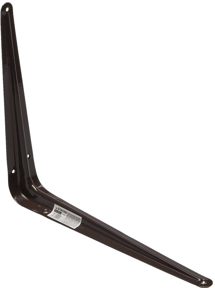 Уголок-кронштейн 300х250мм коричневый STAYER MASTER