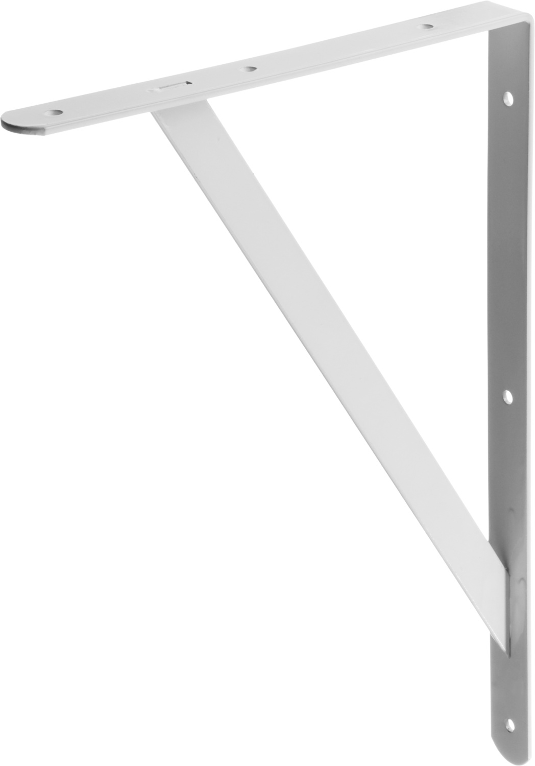 Уголок-кронштейн усиленный 400х280х30х4мм белый STAYER MASTER