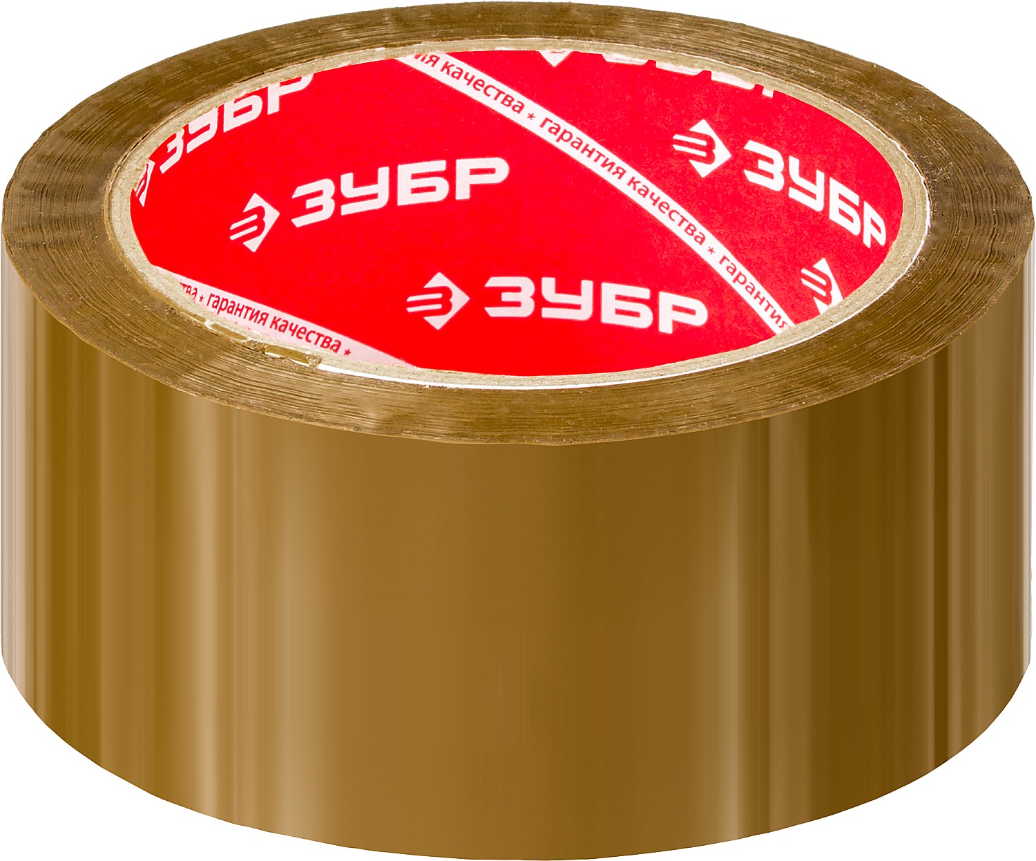 Клейкая лента упаковочная 60х48 коричневая Зубр