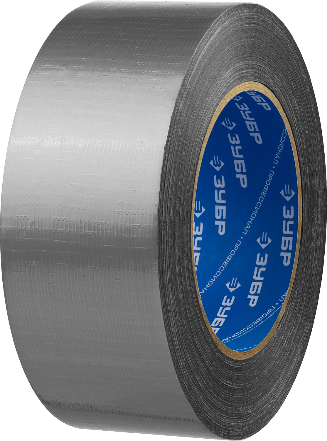 Армированная лента, ЗУБР Профессионал 12090-50-50, универсальная, влагостойкая, 48мм*45м, сереб.