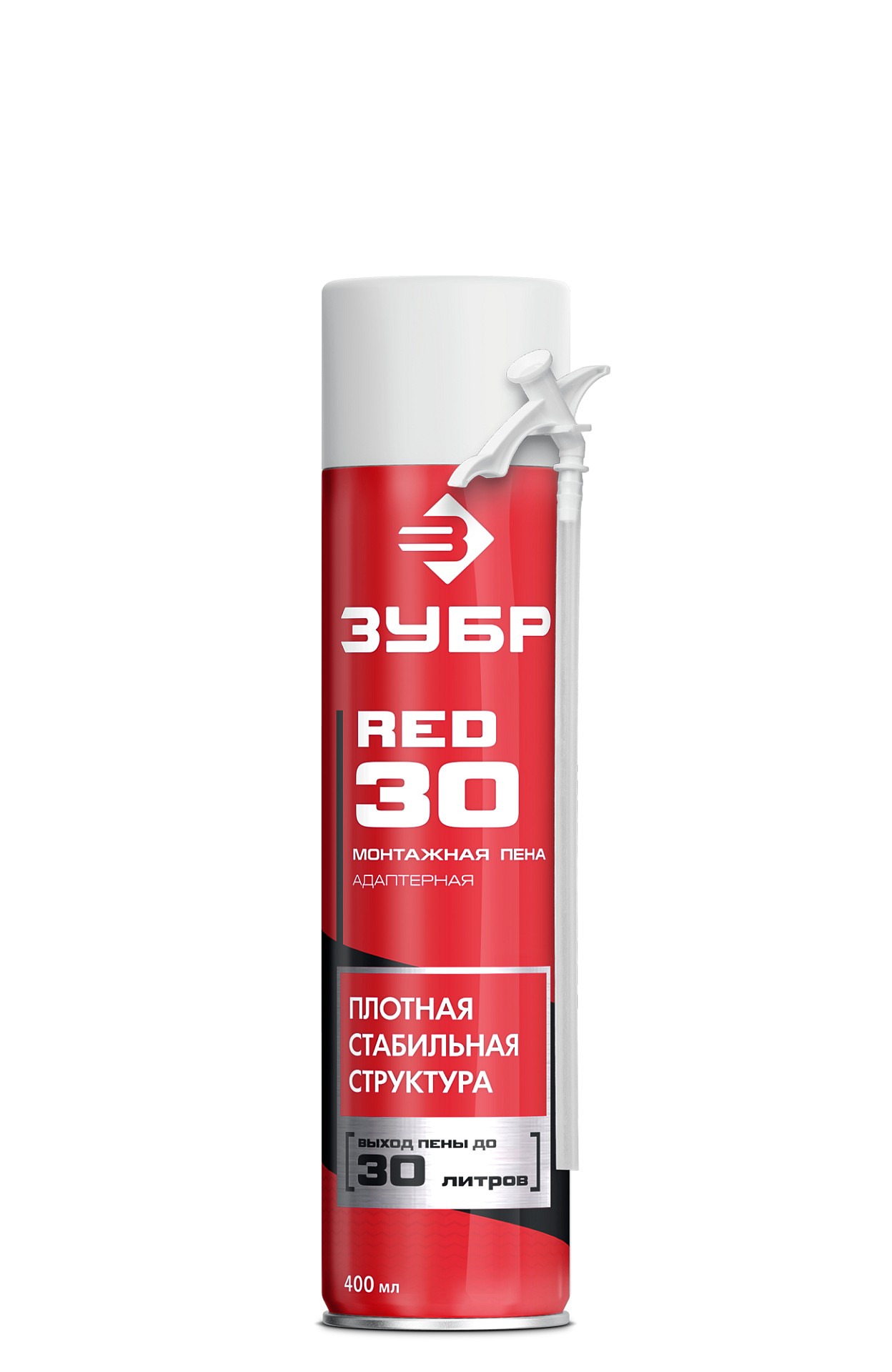 Пена монтажная, адаптерная, всесезонная, 400мл, STD, ЗУБР