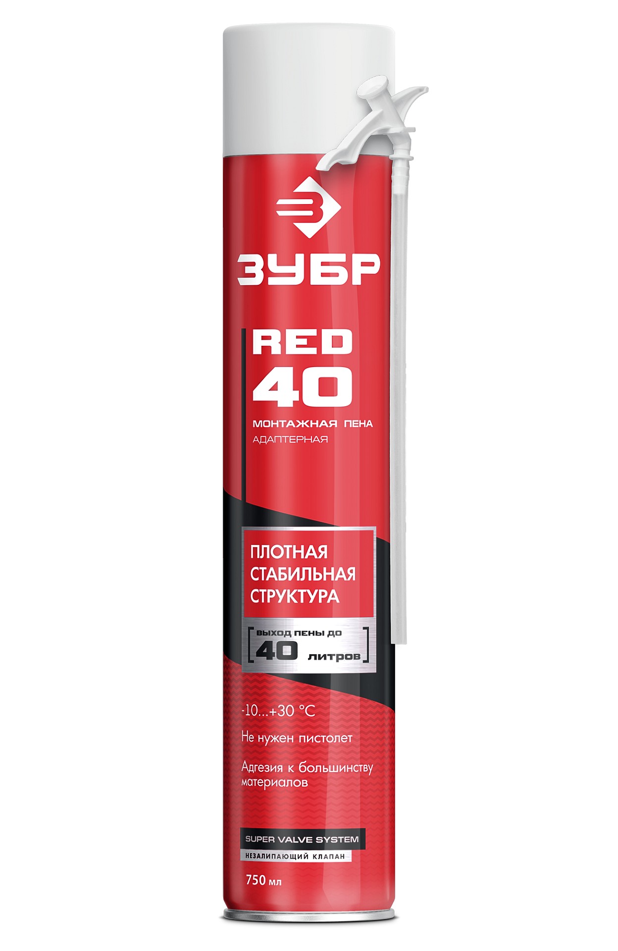 Пена монтажная адаптерная,всесезонная 750мл. ЗУБР