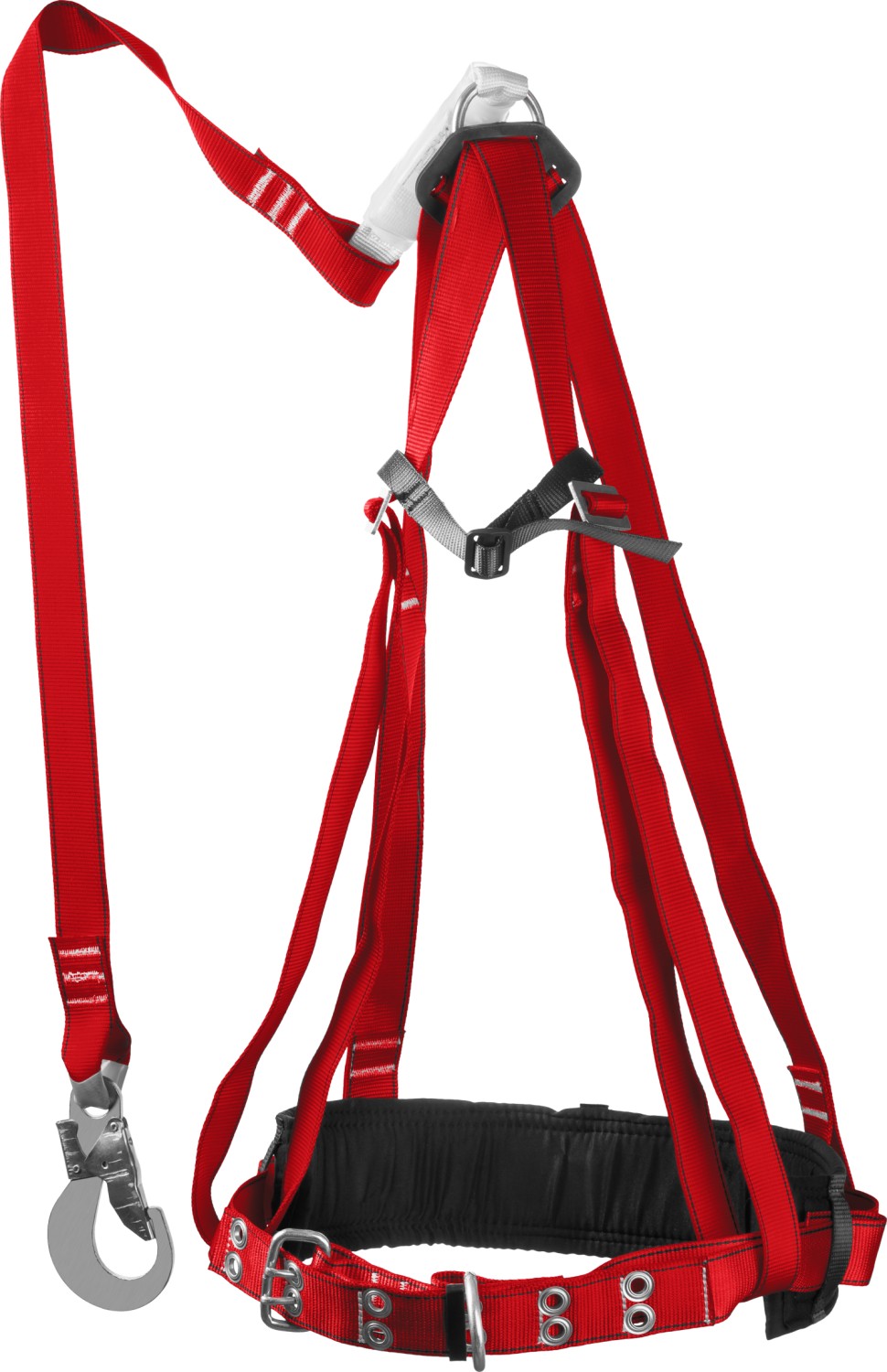 ЗУБР Урал 3 точки крепления ленточный строп с амортизатором, лямочный пояс