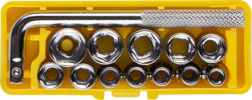 Набор торцевых головок с воротком 13пред. STAYER