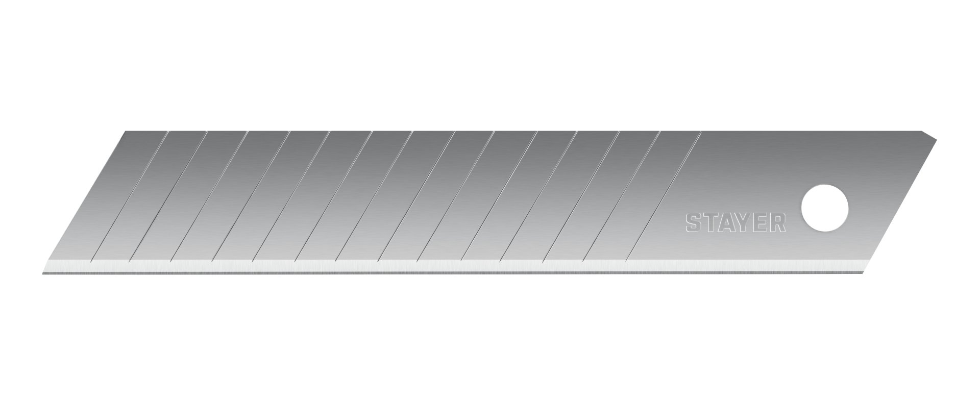 Сегментированные лезвия 18мм х 10шт STAYER Professional