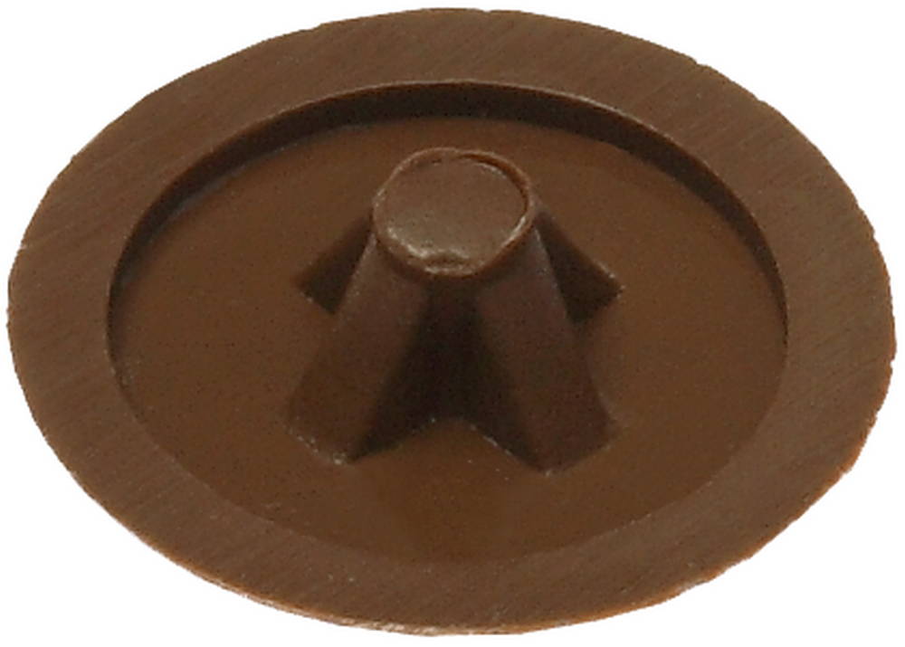 Заглушка декоративная под шуруп, дуб шлиц №2, 40шт ЗУБР