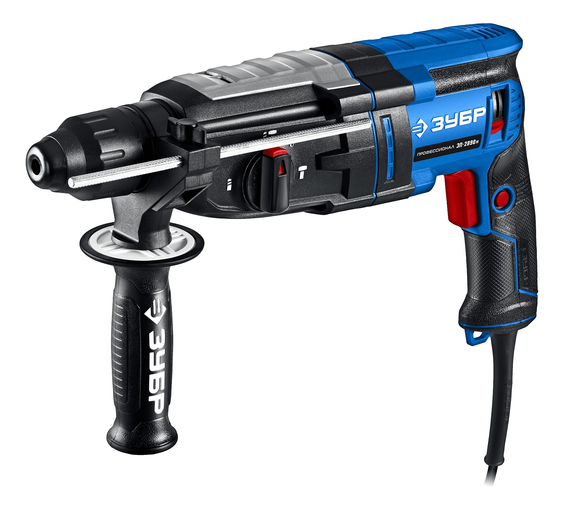 Перфоратор Зубр 900вт.28мм,Sds plus + БЗП,мет.корпус проф ЗП-2890 МС