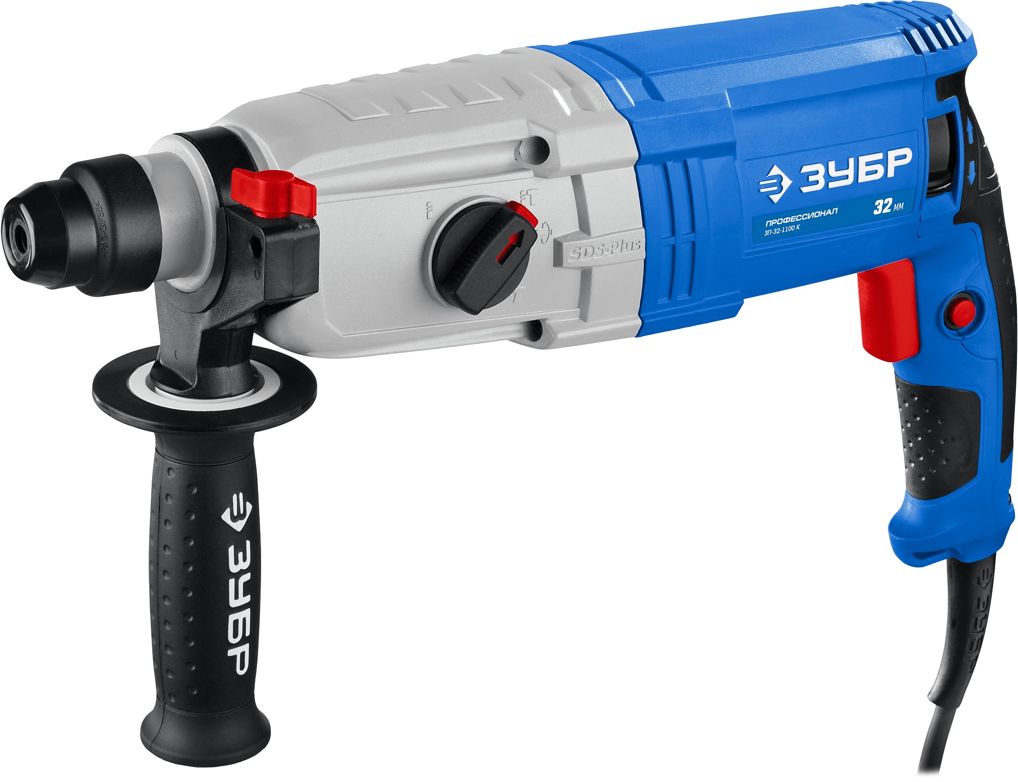 Перфоратор Зубр,1100Вт,32мм,SDS plus ,Профессионал