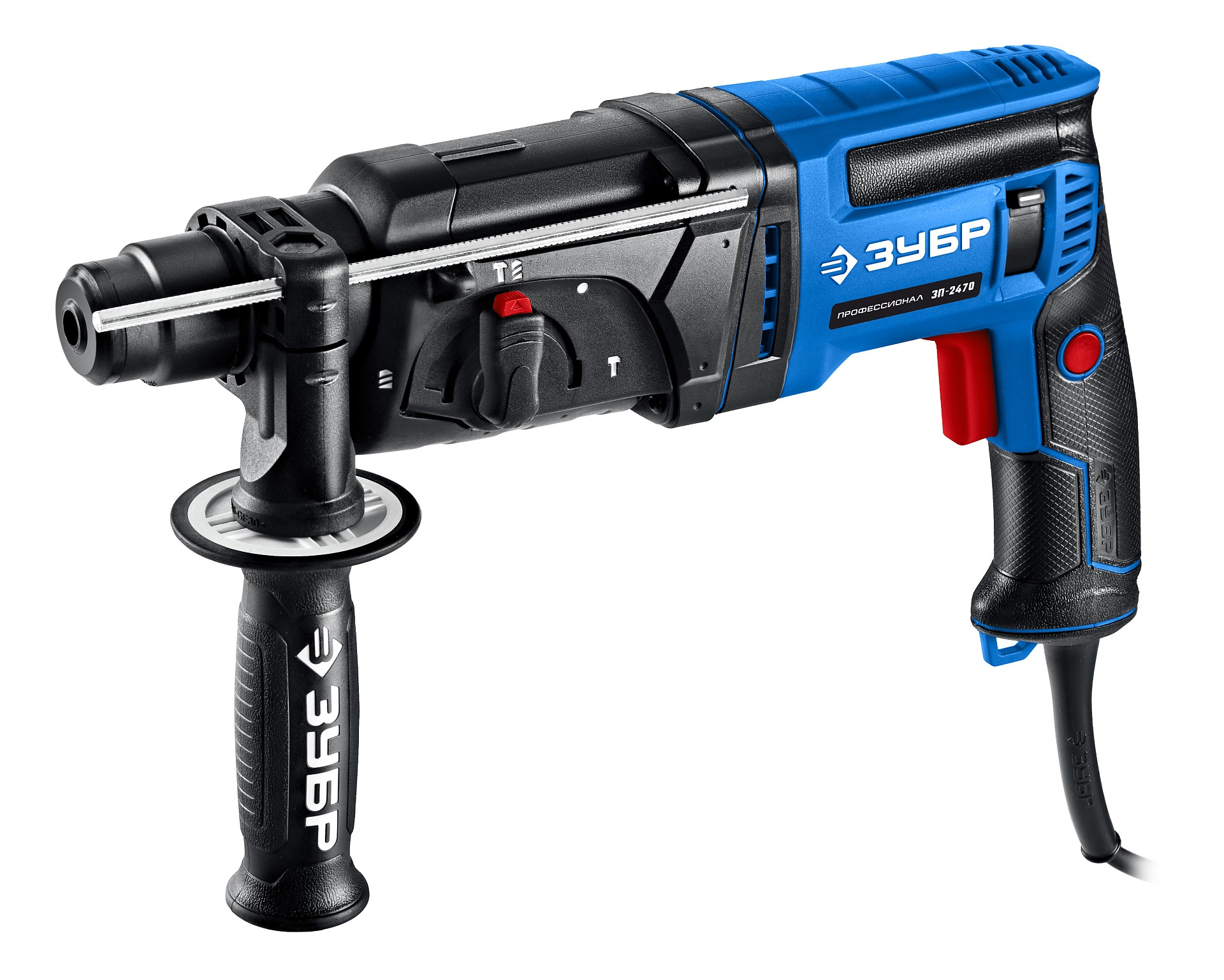 Перфоратор Зубр 780вт.24мм,Sds plus проф ЗП-2470