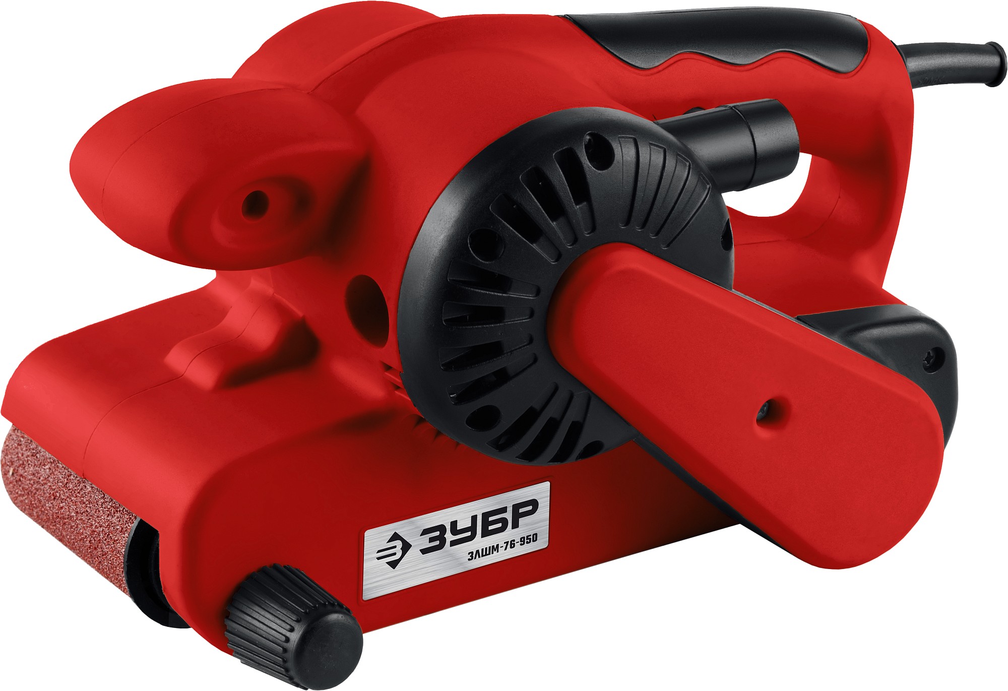 Машина шлифовальная ленточная ЗУБР лента 76*533 скорость 360м/мин 950Вт
