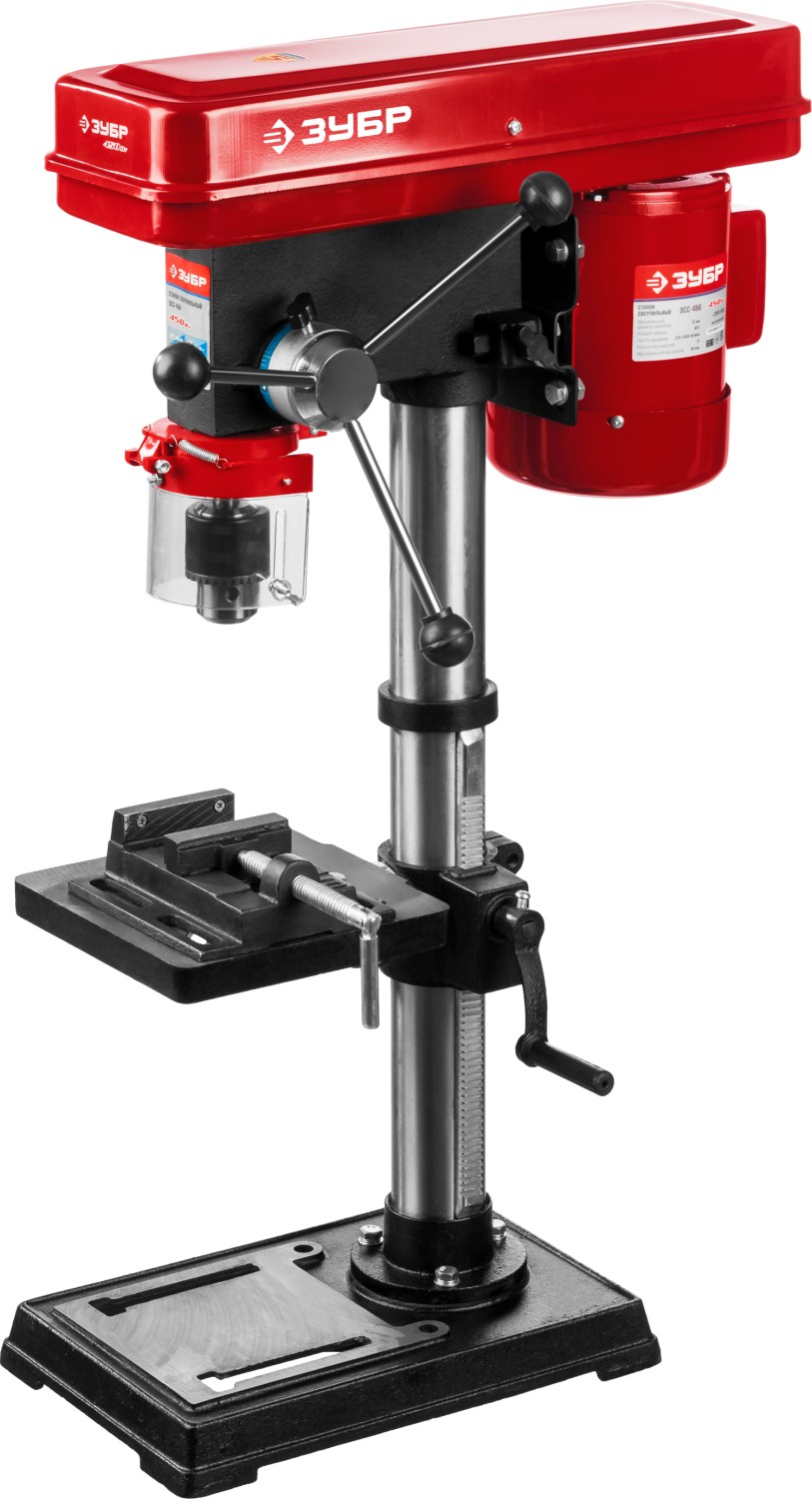 Станок вертикально-сверлильный, ЗУБР 450Вт, 16мм