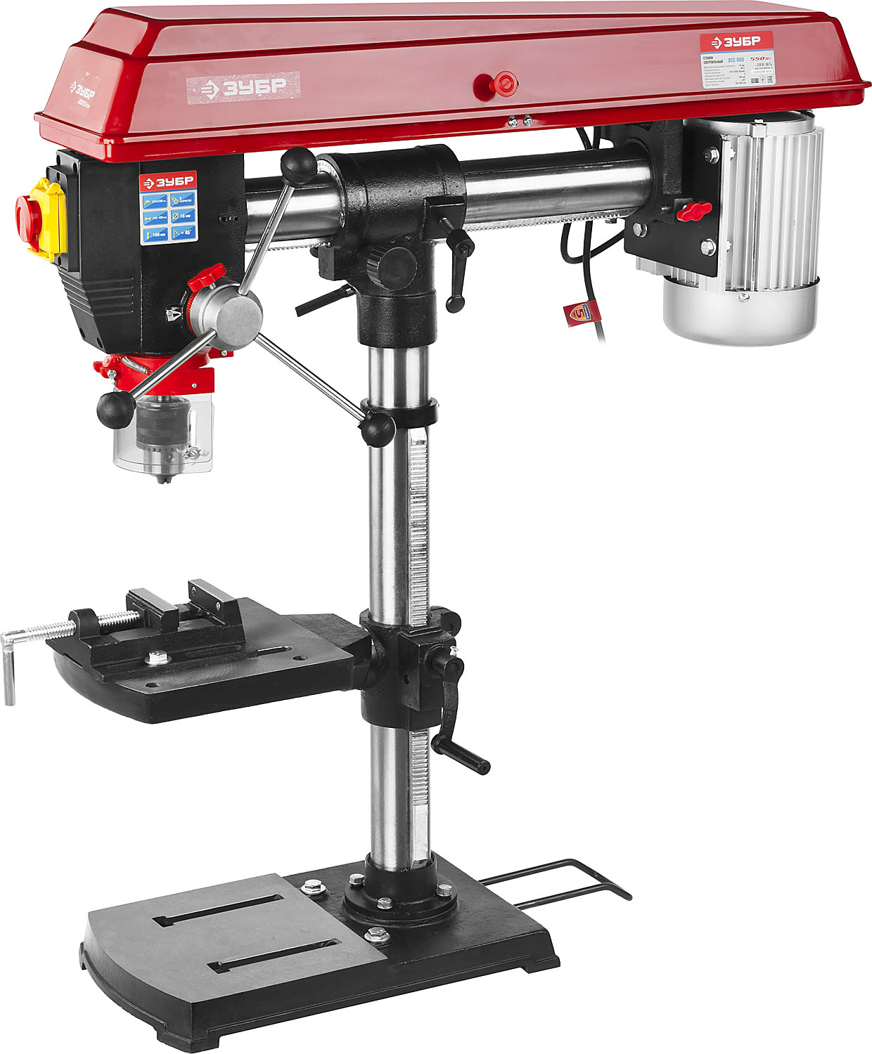 Станок радиально-сверлильный, ЗУБР 550Вт, 16мм, ЗСС-550