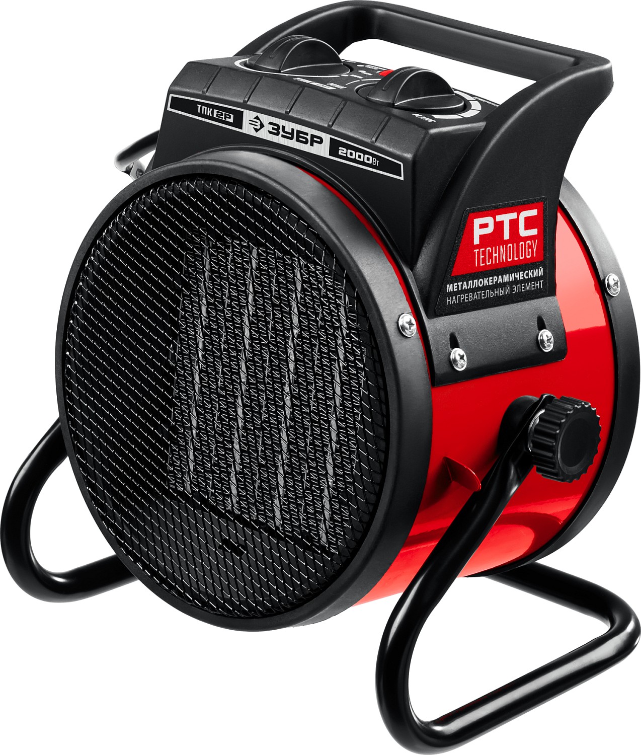 Пушка тепловая электрическая ЗУБР, 2 кВт ТПК-2Р