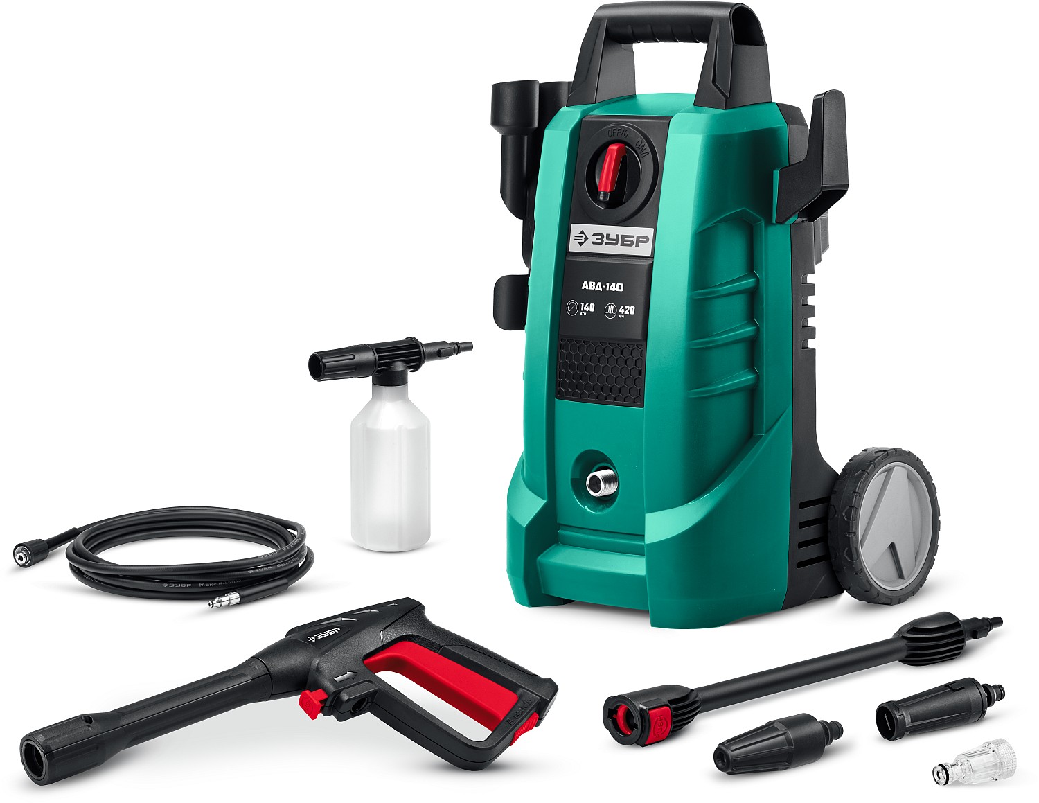 Мойка высокого давления ЗУБР 140Атм,1700Вт/АВД-140