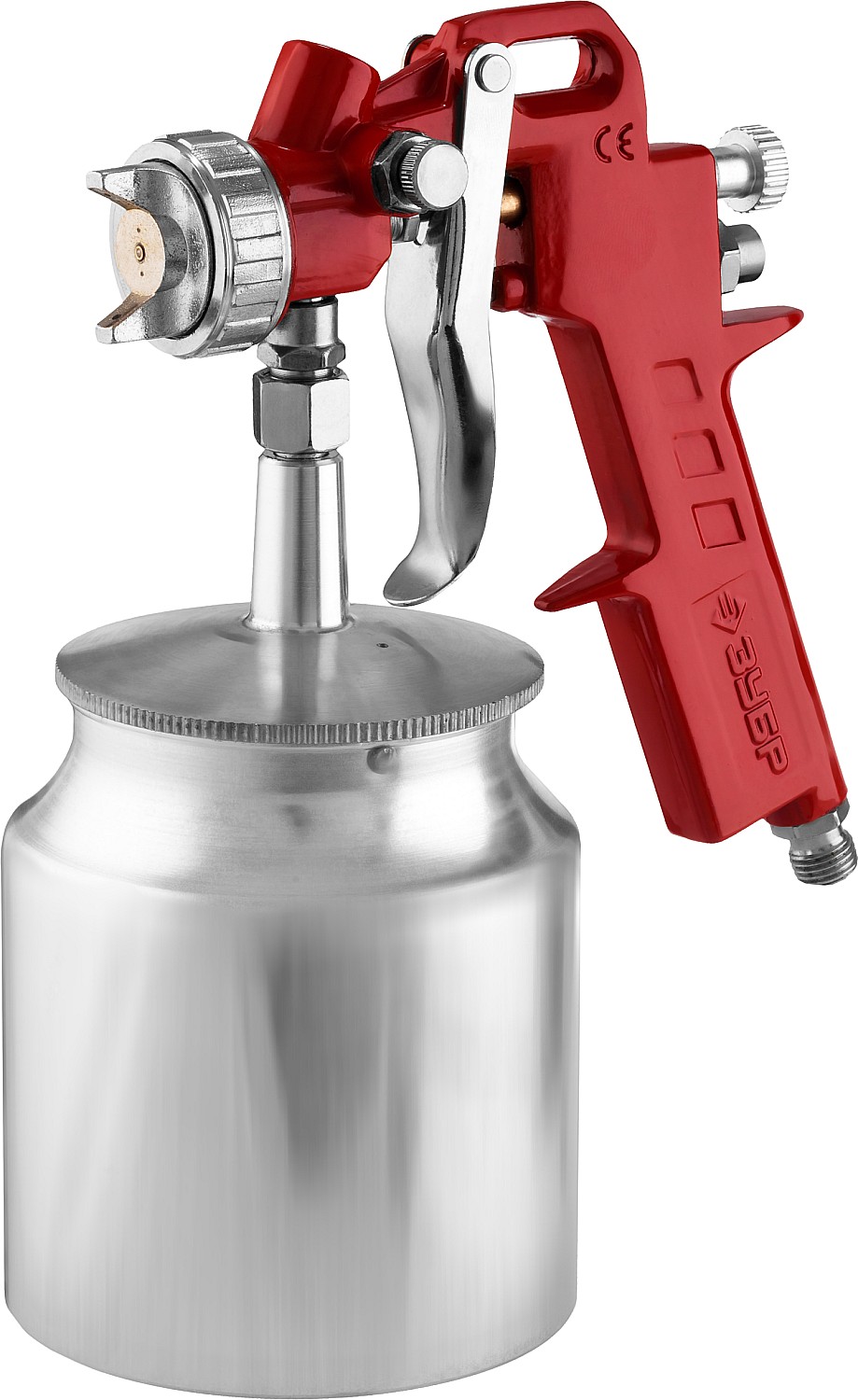 Пневматический краскопульт с нижним бачком, MS 200N, 1.3 мм Зубр