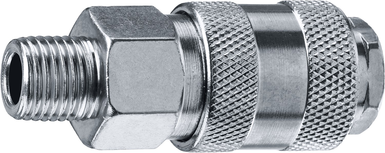 Переходник 1/4 М-рапид муфта ЗУБР Профессионал