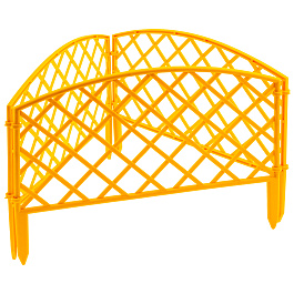 Забор декоративный Сетка,желтый,24*320Palisad