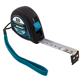 Рулетка Ergonomisch 3 м*16 мм, магнитный обрезиненный зацеп Gross