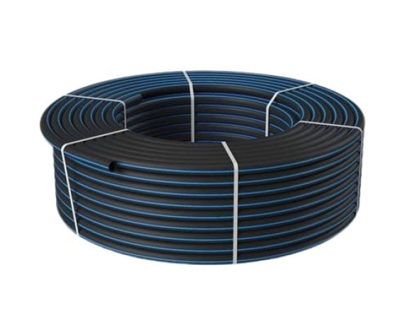 Труба гофра серая ПВХ 20мм х 100м с протяжкой бухта