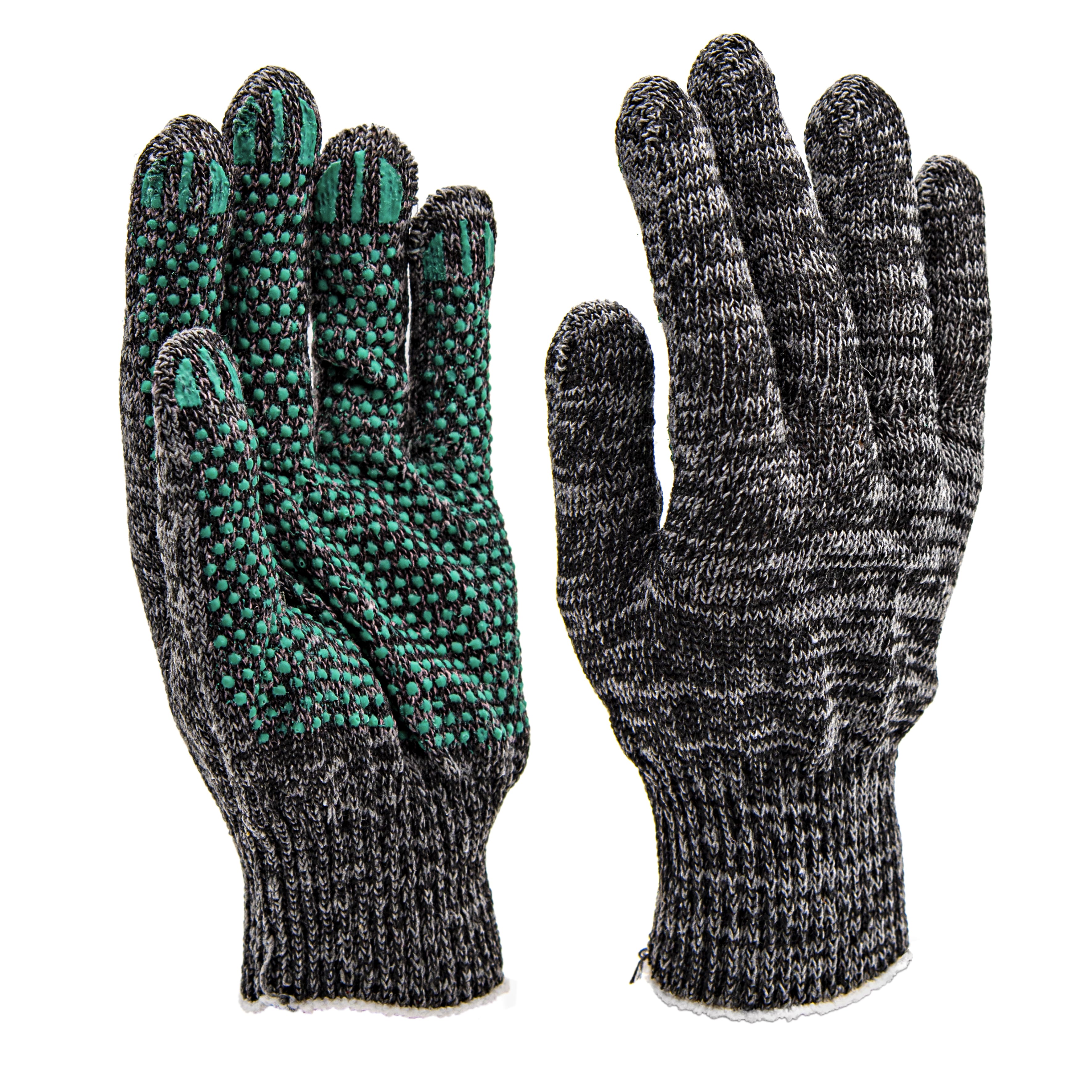 Перчатки х/б,13кл,6-нитка,меланж с пвх