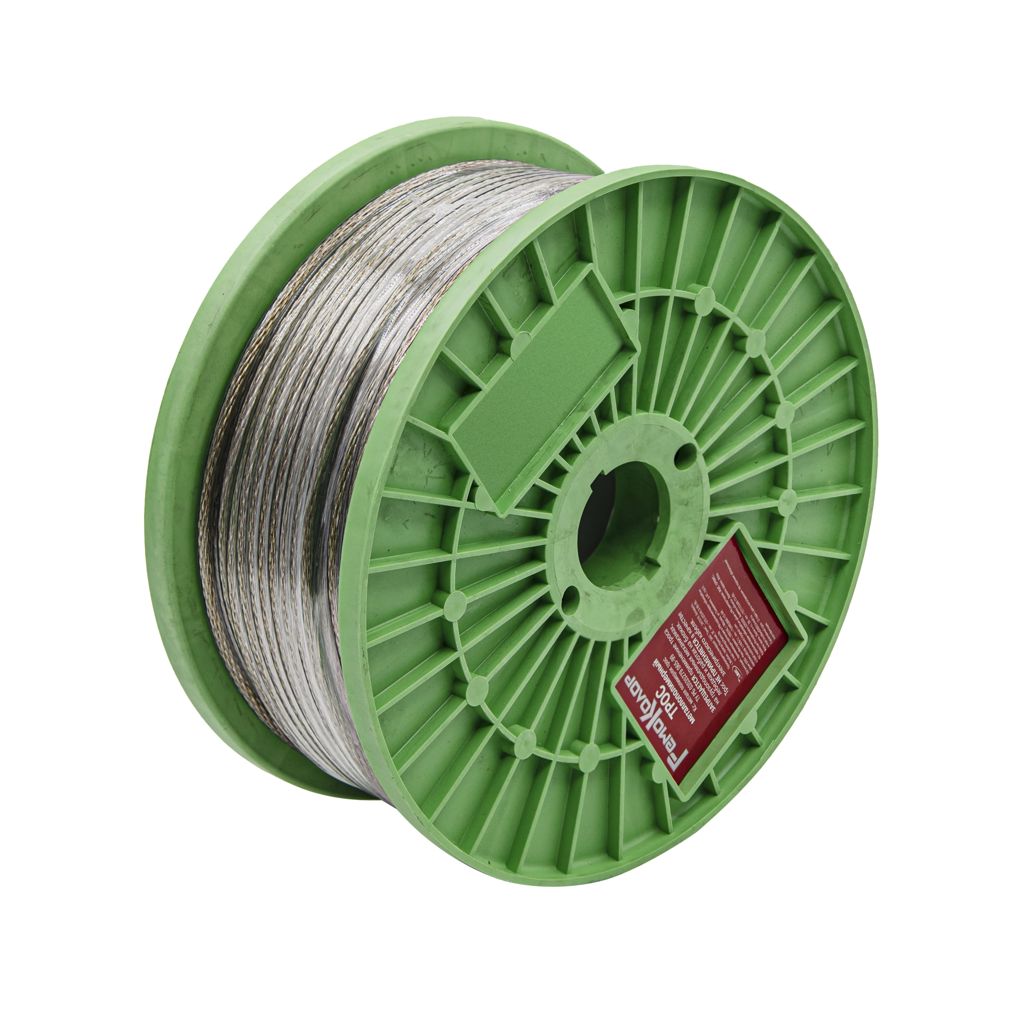 Трос в силиконой оплетке 4мм